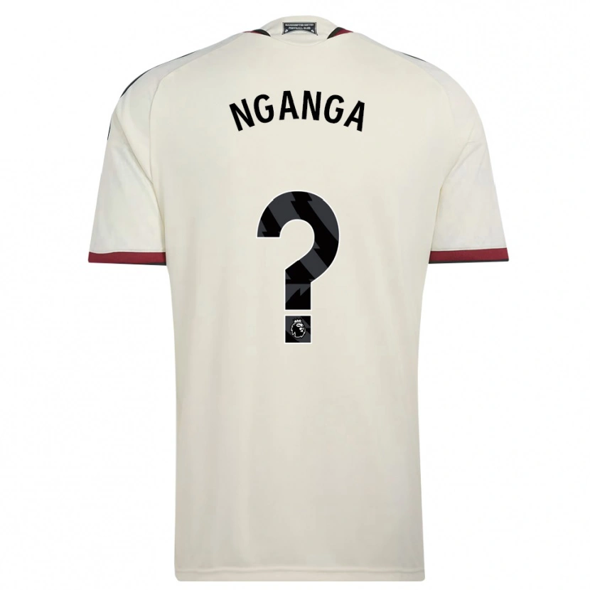 Danxen Criança Camisola Jodie Nganga #0 Beige Preto Vermelho Terceiro 2026/27 Camisa Brasil