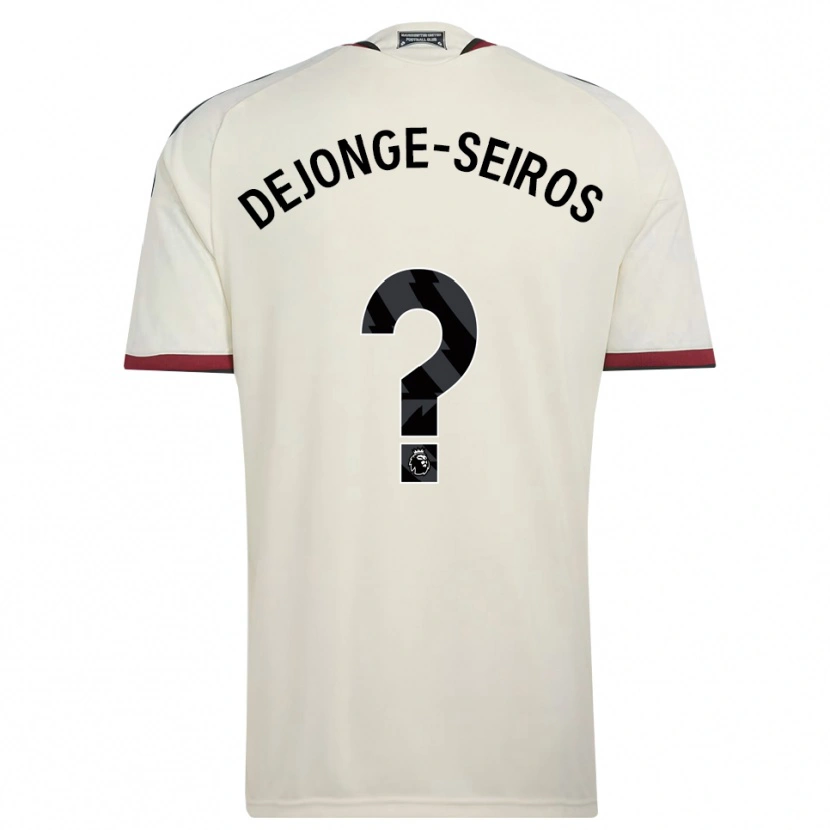 Danxen Criança Camisola Edson Dejonge-Seiros #0 Beige Preto Vermelho Terceiro 2026/27 Camisa Brasil