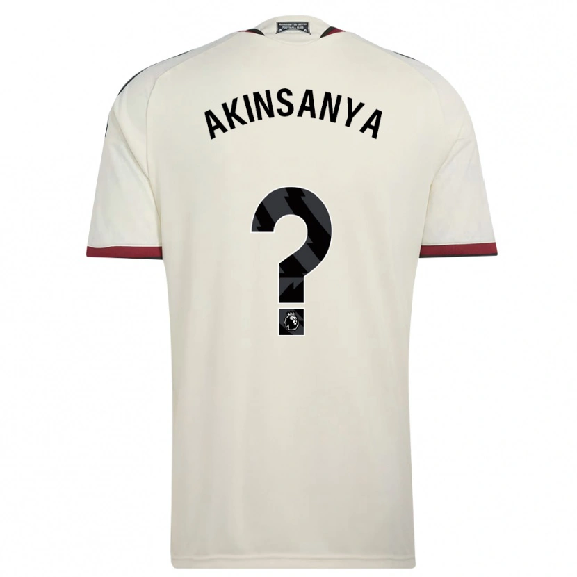 Danxen Criança Camisola Joseph Akinsanya #0 Beige Preto Vermelho Terceiro 2026/27 Camisa Brasil