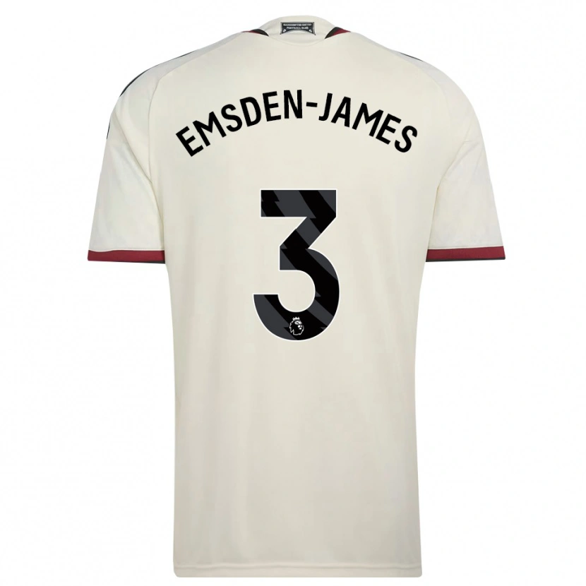 Danxen Criança Camisola Harley Emsden-James #3 Beige Preto Vermelho Terceiro 2026/27 Camisa Brasil
