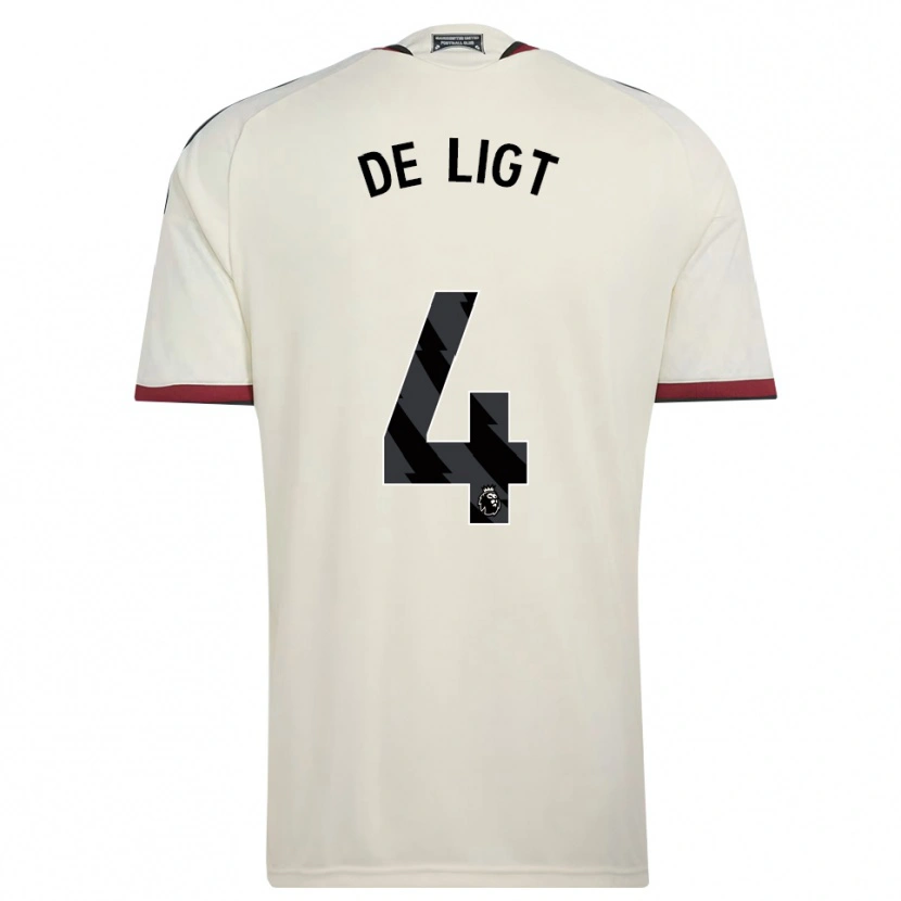 Danxen Criança Camisola Matthijs De Ligt #4 Beige Preto Vermelho Terceiro 2026/27 Camisa Brasil