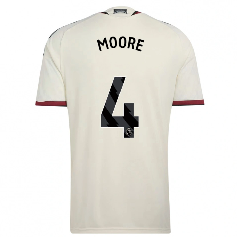 Danxen Criança Camisola Jade Moore #4 Beige Preto Vermelho Terceiro 2026/27 Camisa Brasil