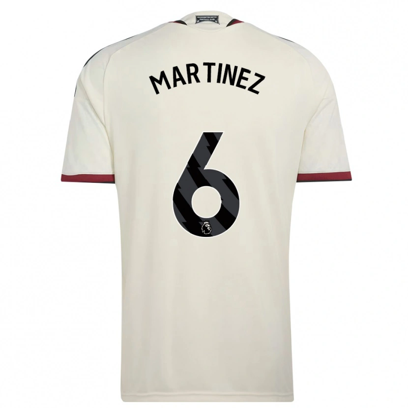 Danxen Criança Camisola Lisandro Martínez #6 Beige Preto Vermelho Terceiro 2026/27 Camisa Brasil