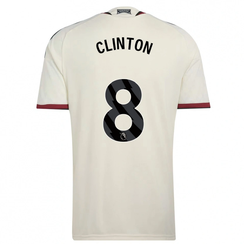 Danxen Criança Camisola Grace Clinton #8 Beige Preto Vermelho Terceiro 2026/27 Camisa Brasil