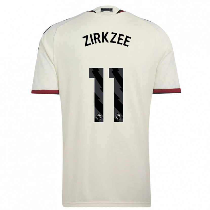 Danxen Criança Camisola Joshua Zirkzee #11 Beige Preto Vermelho Terceiro 2026/27 Camisa Brasil