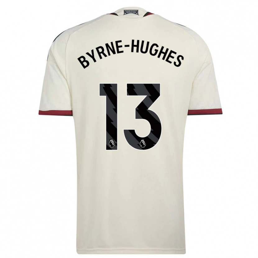 Danxen Criança Camisola Cameron Byrne-Hughes #13 Beige Preto Vermelho Terceiro 2026/27 Camisa Brasil