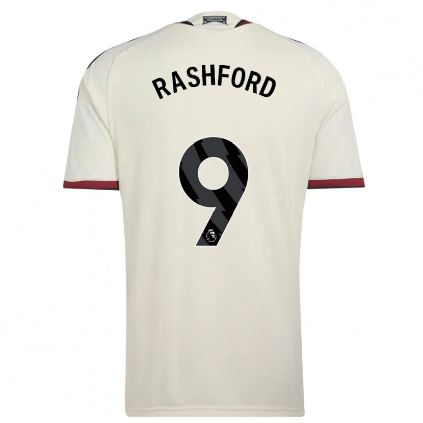 Danxen Criança Camisola Marcus Rashford #9 Beige Preto Vermelho Terceiro 2026/27 Camisa Brasil