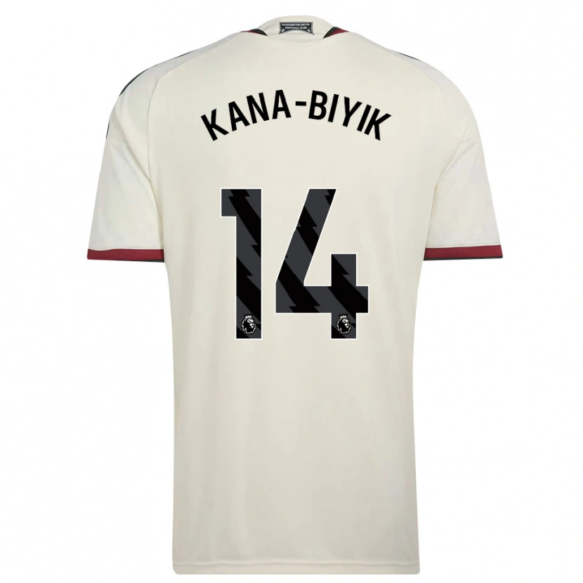 Danxen Criança Camisola Enzo Kana-Biyik #14 Beige Preto Vermelho Terceiro 2026/27 Camisa Brasil
