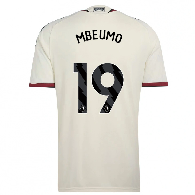 Danxen Criança Camisola Bryan Mbeumo #19 Beige Preto Vermelho Terceiro 2026/27 Camisa Brasil