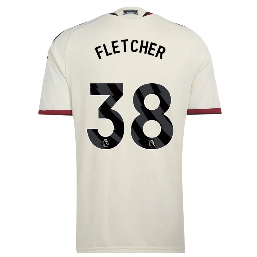 Danxen Criança Camisola Jack Fletcher #38 Beige Preto Vermelho Terceiro 2026/27 Camisa Brasil