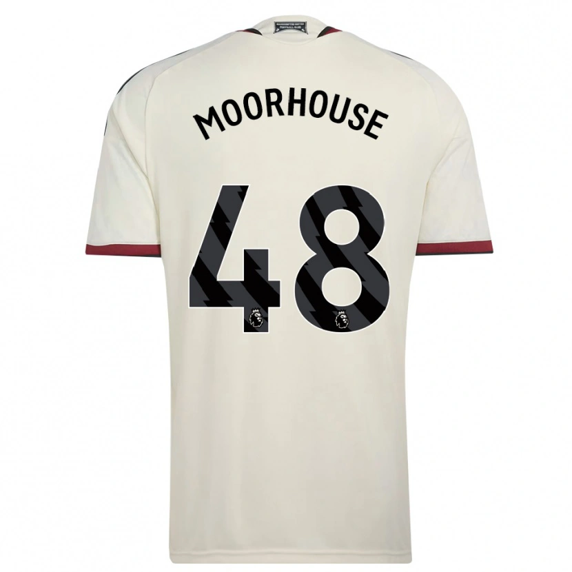 Danxen Criança Camisola Jack Moorhouse #48 Beige Preto Vermelho Terceiro 2026/27 Camisa Brasil
