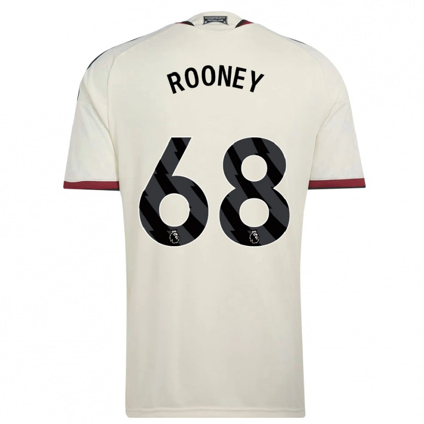 Danxen Criança Camisola Kai Rooney #68 Beige Preto Vermelho Terceiro 2026/27 Camisa Brasil
