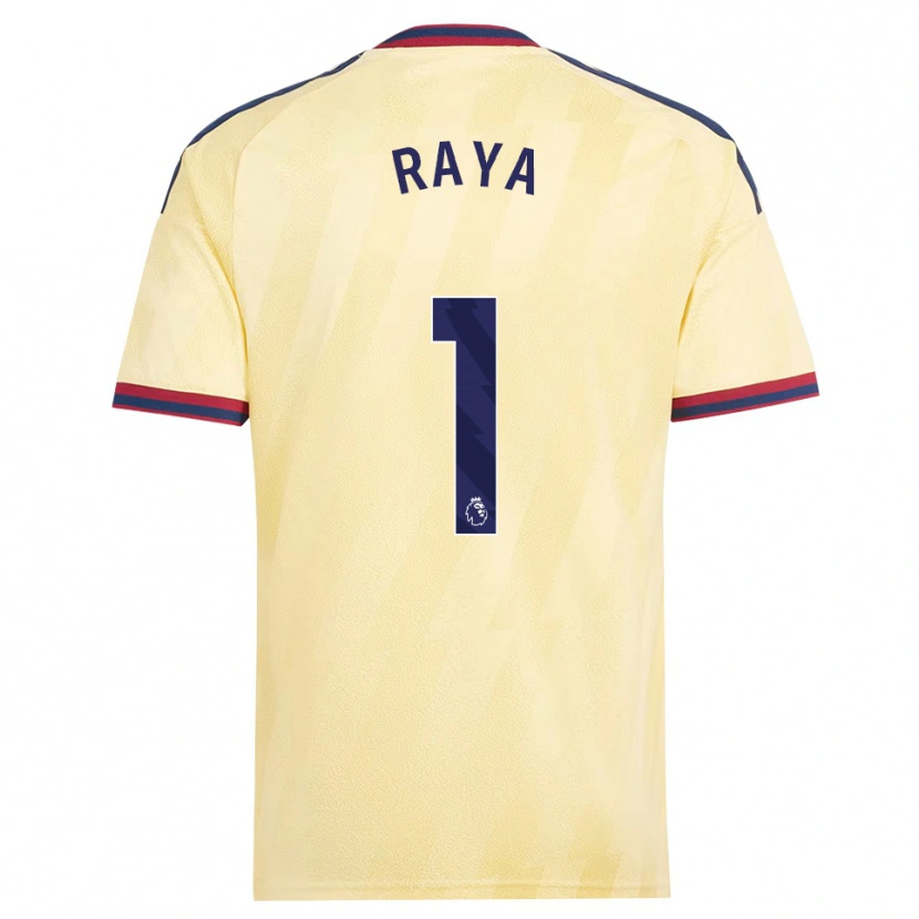 Danxen Criança Camisola David Raya #1 Amarelo Claro Midnightblue Terceiro 2026/27 Camisa Brasil