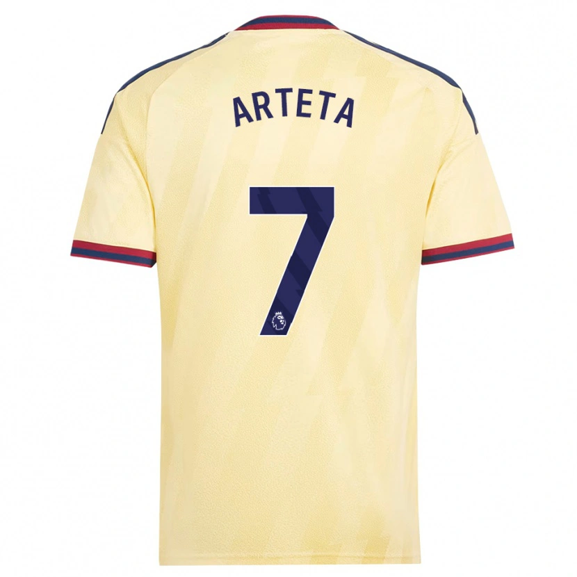 Danxen Criança Camisola Gabriel Arteta #7 Amarelo Claro Midnightblue Terceiro 2026/27 Camisa Brasil