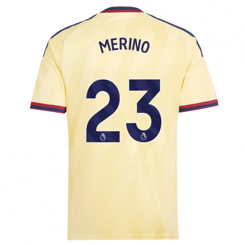 Danxen Criança Camisola Mikel Merino #23 Amarelo Claro Midnightblue Terceiro 2026/27 Camisa Brasil