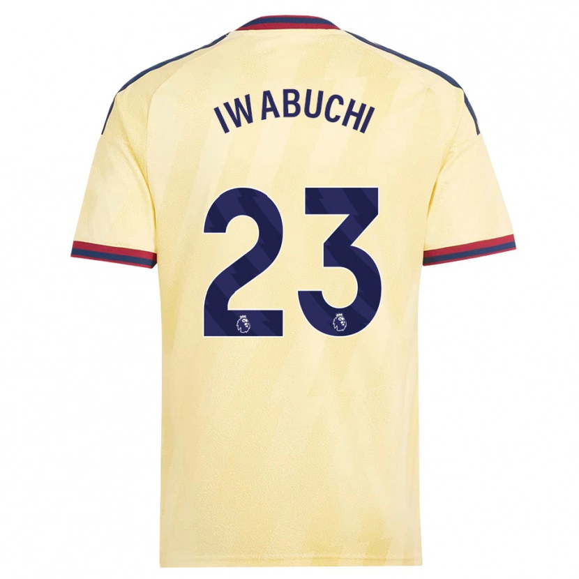 Danxen Criança Camisola Mana Iwabuchi #23 Amarelo Claro Midnightblue Terceiro 2026/27 Camisa Brasil