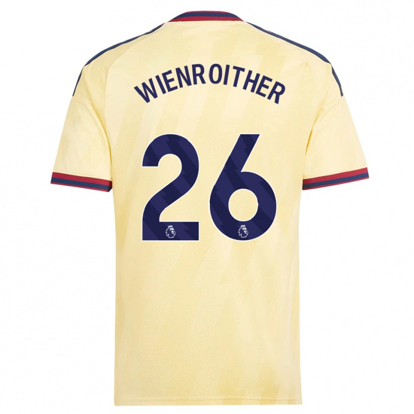 Danxen Criança Camisola Laura Wienroither #26 Amarelo Claro Midnightblue Terceiro 2026/27 Camisa Brasil