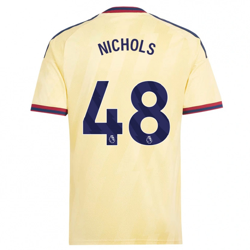 Danxen Criança Camisola Josh Nichols #48 Amarelo Claro Midnightblue Terceiro 2026/27 Camisa Brasil