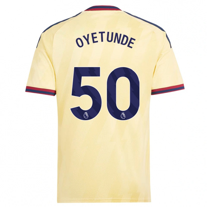 Danxen Criança Camisola Daniel Oyetunde #50 Amarelo Claro Midnightblue Terceiro 2026/27 Camisa Brasil