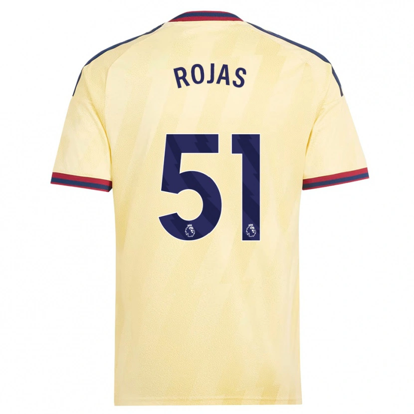 Danxen Criança Camisola Alexei Rojas #51 Amarelo Claro Midnightblue Terceiro 2026/27 Camisa Brasil