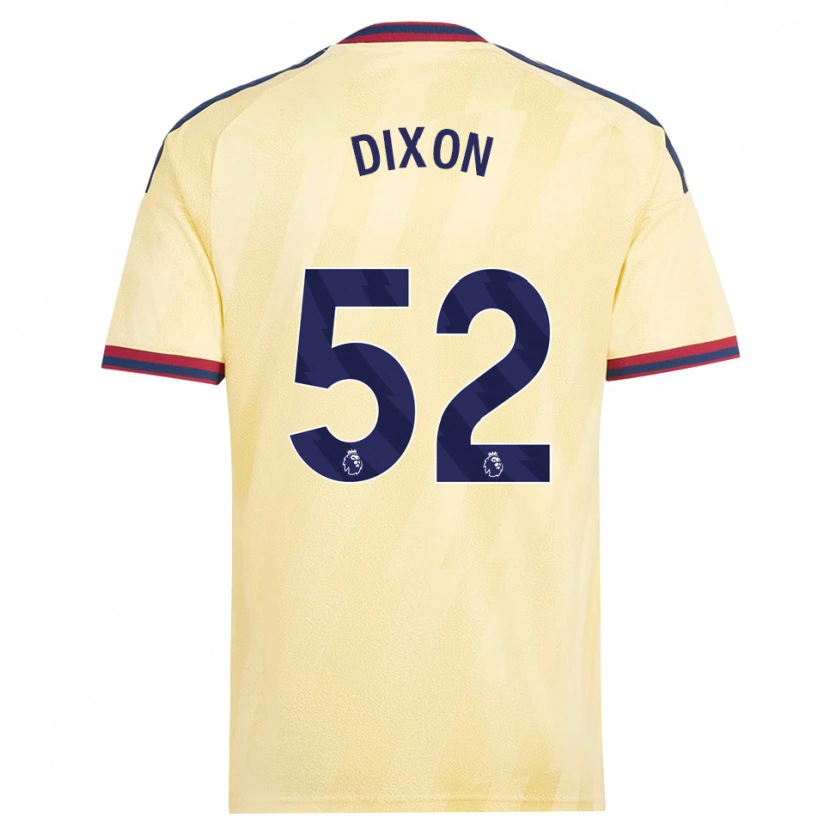 Danxen Criança Camisola Jaden Dixon #52 Amarelo Claro Midnightblue Terceiro 2026/27 Camisa Brasil