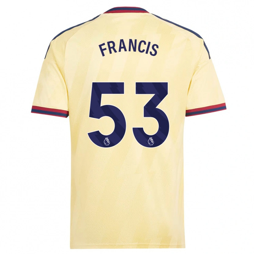 Danxen Criança Camisola Jack Henry Francis #53 Amarelo Claro Midnightblue Terceiro 2026/27 Camisa Brasil