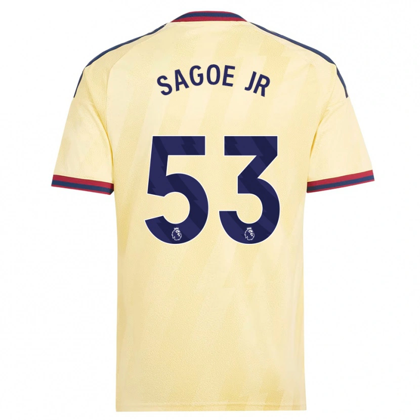 Danxen Criança Camisola Charles Sagoe Jr #53 Amarelo Claro Midnightblue Terceiro 2026/27 Camisa Brasil