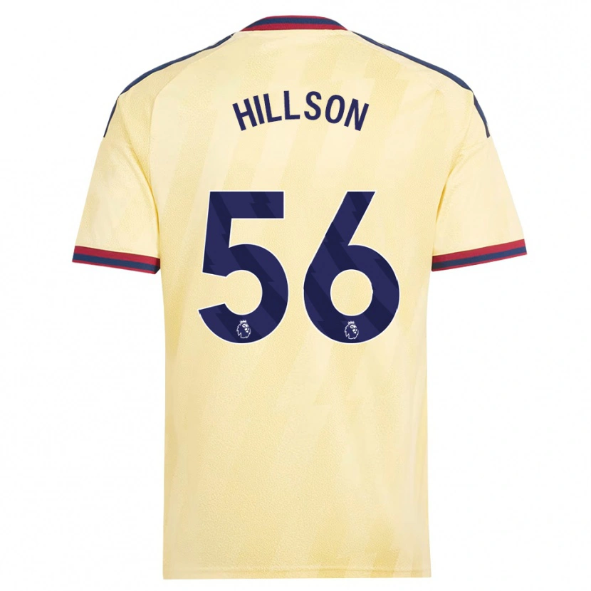 Danxen Criança Camisola James Hillson #56 Amarelo Claro Midnightblue Terceiro 2026/27 Camisa Brasil