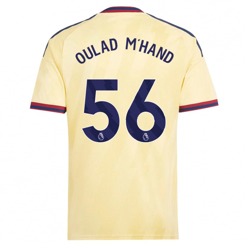 Danxen Criança Camisola Salah-Eddine Oulad M'hand #56 Amarelo Claro Midnightblue Terceiro 2026/27 Camisa Brasil