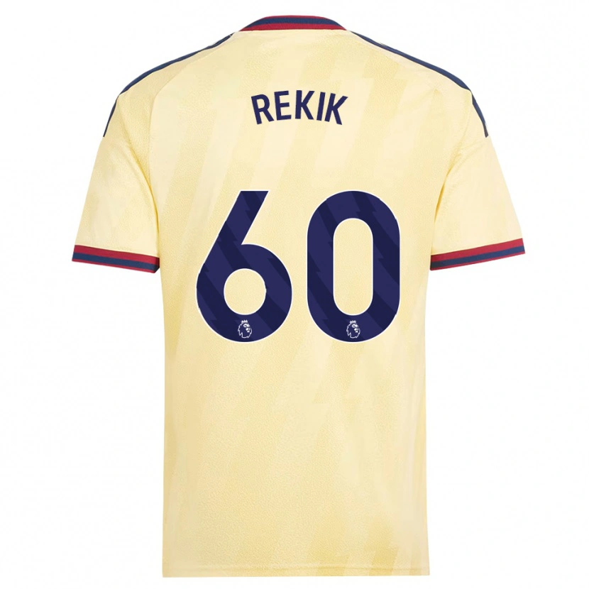 Danxen Criança Camisola Omar Rekik #60 Amarelo Claro Midnightblue Terceiro 2026/27 Camisa Brasil