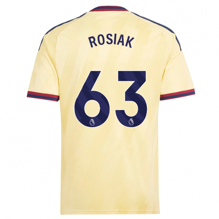 Danxen Criança Camisola Michal Rosiak #63 Amarelo Claro Midnightblue Terceiro 2026/27 Camisa Brasil