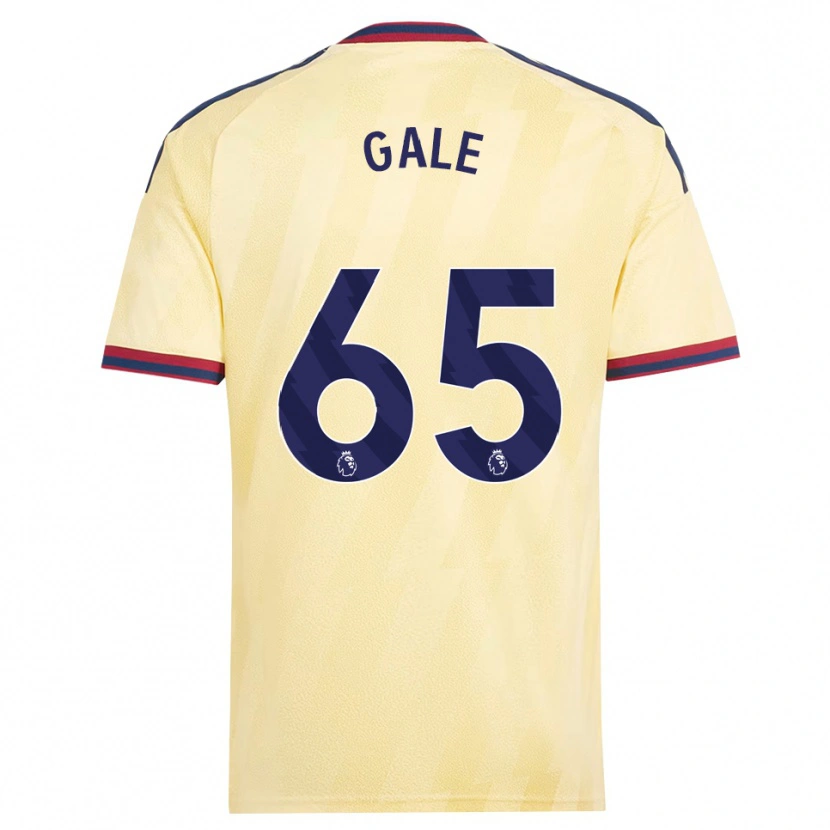 Danxen Criança Camisola Jessie Gale #65 Amarelo Claro Midnightblue Terceiro 2026/27 Camisa Brasil