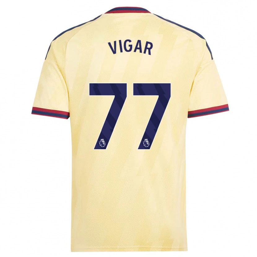 Danxen Criança Camisola Billy Vigar #77 Amarelo Claro Midnightblue Terceiro 2026/27 Camisa Brasil