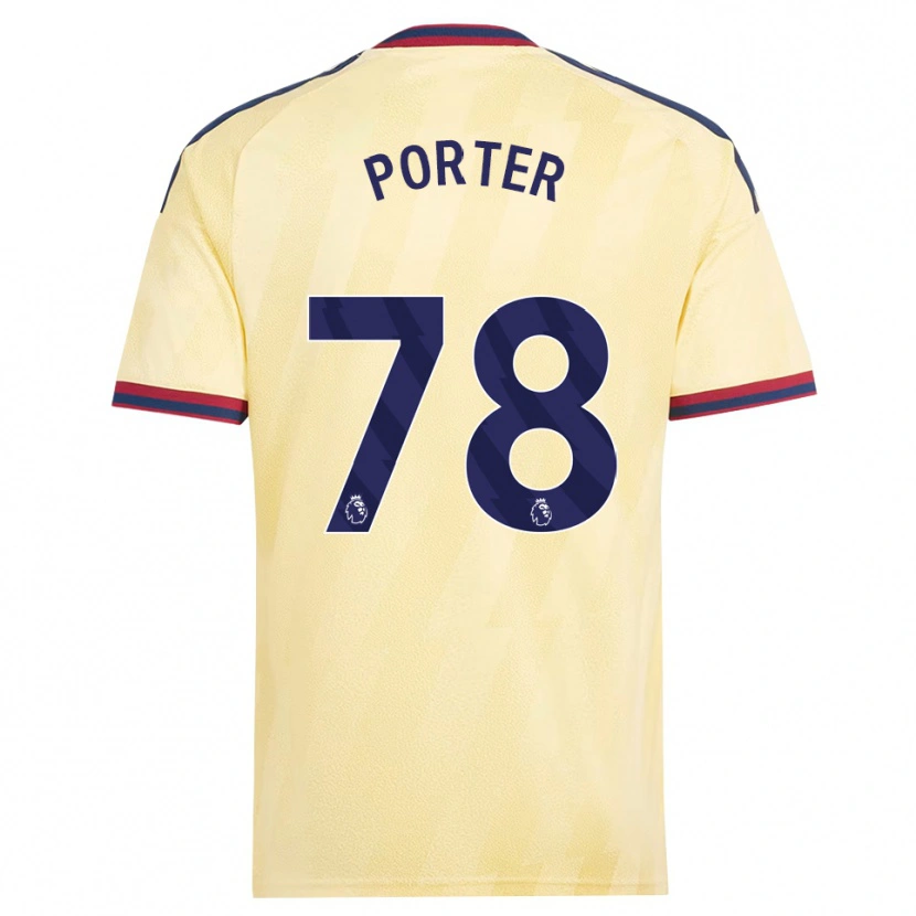 Danxen Criança Camisola Jack Porter #78 Amarelo Claro Midnightblue Terceiro 2026/27 Camisa Brasil