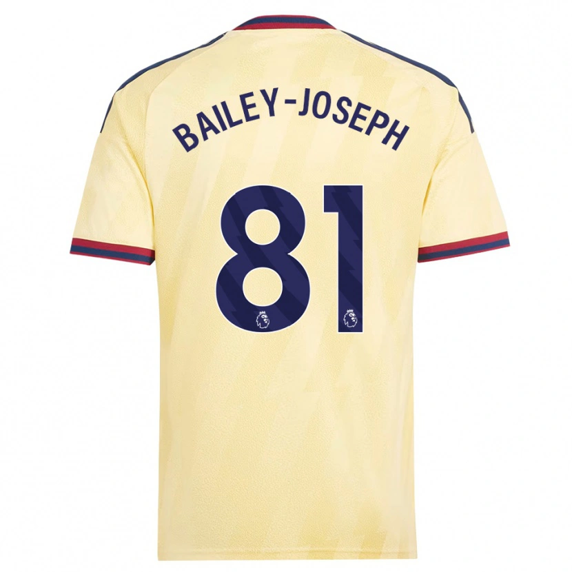 Danxen Criança Camisola Brando Bailey-Joseph #81 Amarelo Claro Midnightblue Terceiro 2026/27 Camisa Brasil