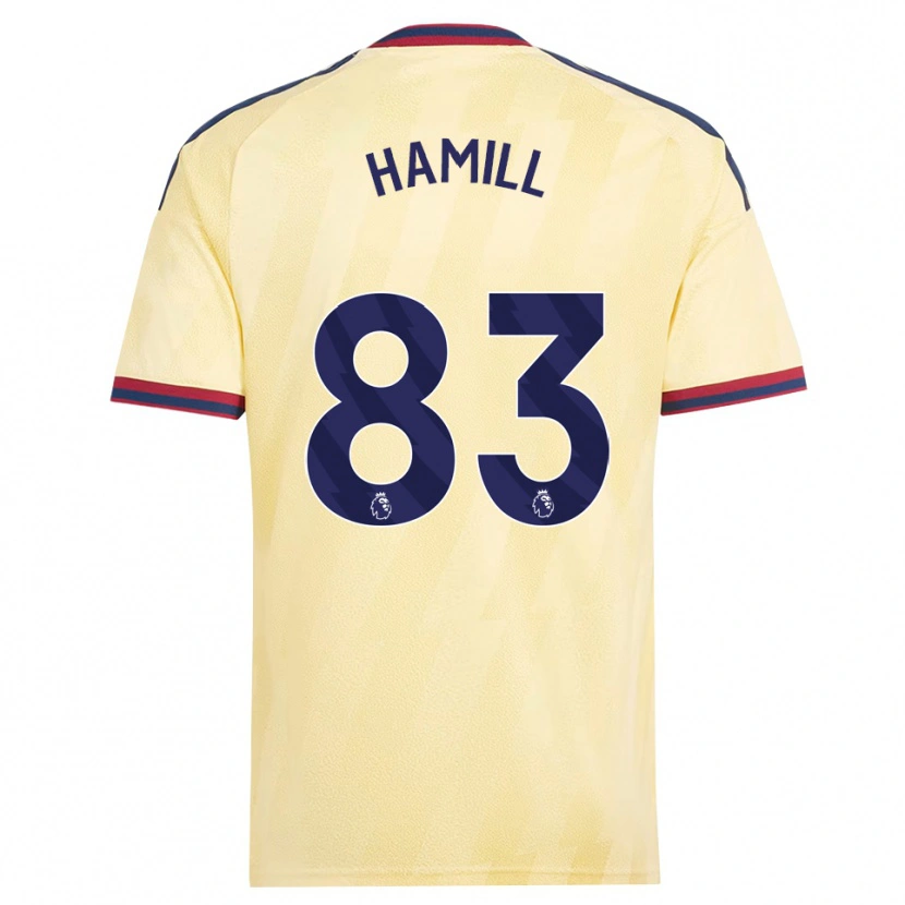 Danxen Criança Camisola Callan Hamill #83 Amarelo Claro Midnightblue Terceiro 2026/27 Camisa Brasil