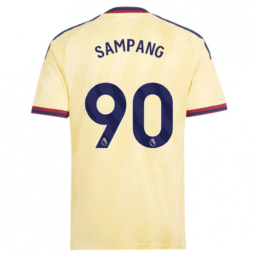 Danxen Criança Camisola Saurap Sampang #90 Amarelo Claro Midnightblue Terceiro 2026/27 Camisa Brasil