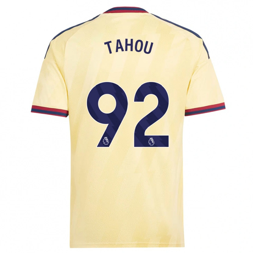 Danxen Criança Camisola Joshua Tahou #92 Amarelo Claro Midnightblue Terceiro 2026/27 Camisa Brasil