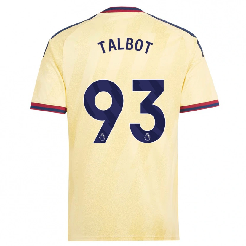 Danxen Criança Camisola Jack Talbot #93 Amarelo Claro Midnightblue Terceiro 2026/27 Camisa Brasil