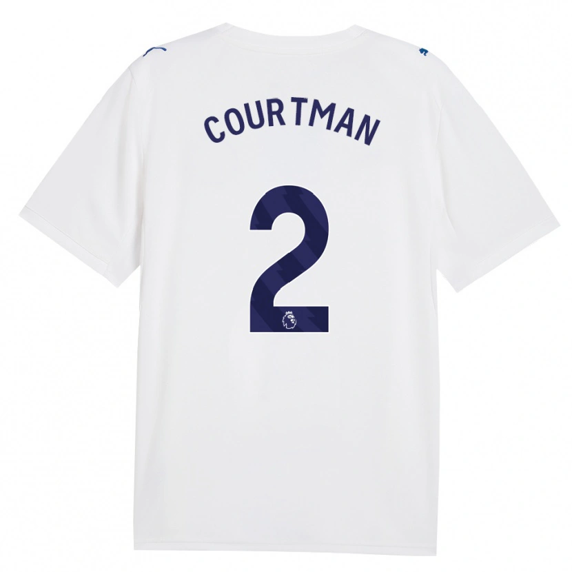 Danxen Criança Camisola Charlie Courtman #2 Marinha Branco Terceiro 2026/27 Camisa Brasil