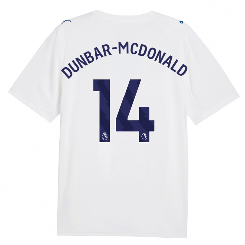 Danxen Criança Camisola Christian Dunbar-Mcdonald #14 Marinha Branco Terceiro 2026/27 Camisa Brasil