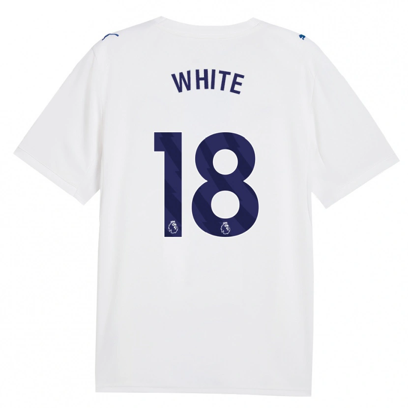 Danxen Criança Camisola Ellen White #18 Marinha Branco Terceiro 2026/27 Camisa Brasil
