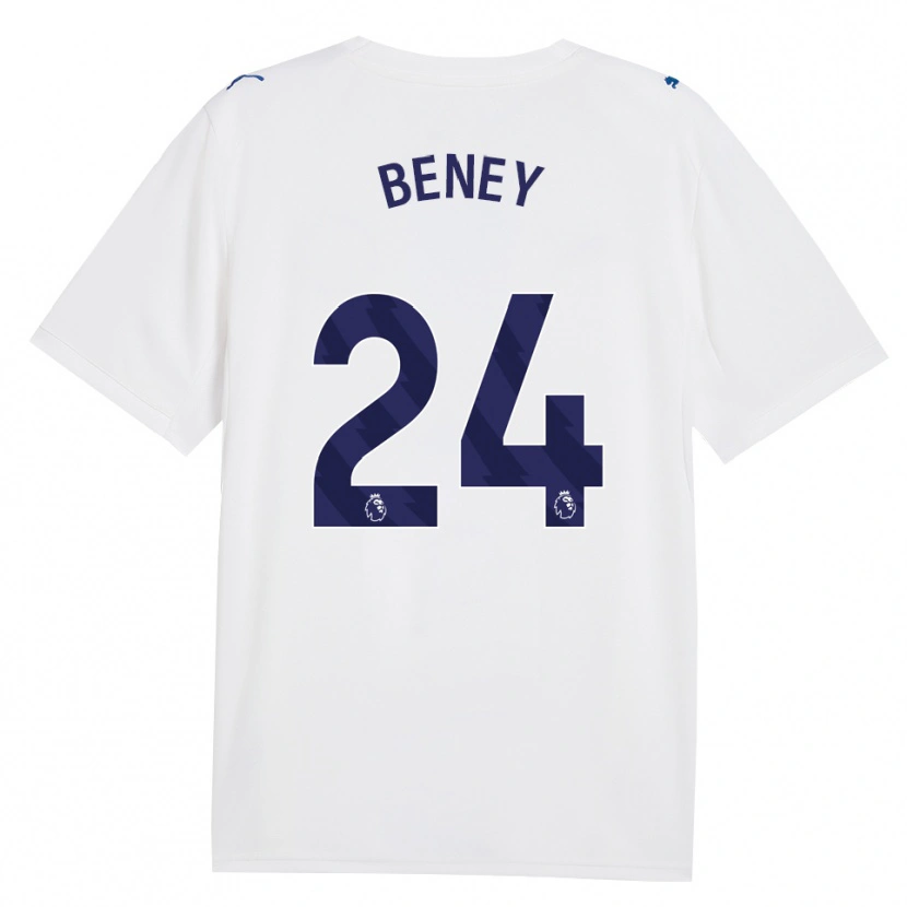 Danxen Criança Camisola Iman Beney #24 Marinha Branco Terceiro 2026/27 Camisa Brasil