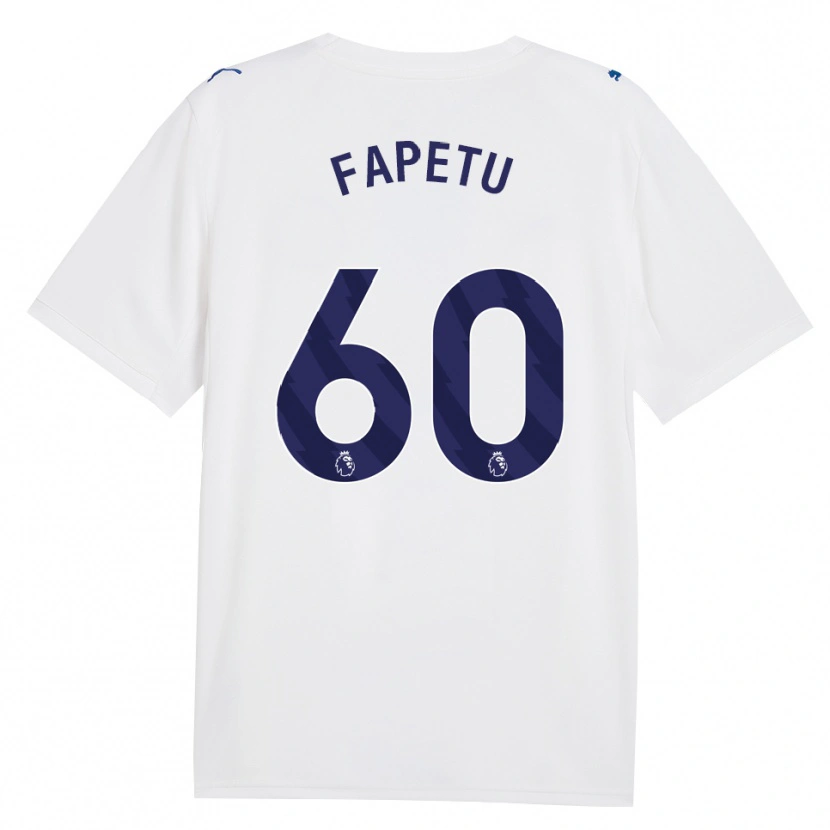 Danxen Criança Camisola Femi Fapetu #60 Marinha Branco Terceiro 2026/27 Camisa Brasil