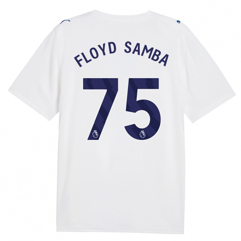 Danxen Criança Camisola Floyd Samba #75 Marinha Branco Terceiro 2026/27 Camisa Brasil