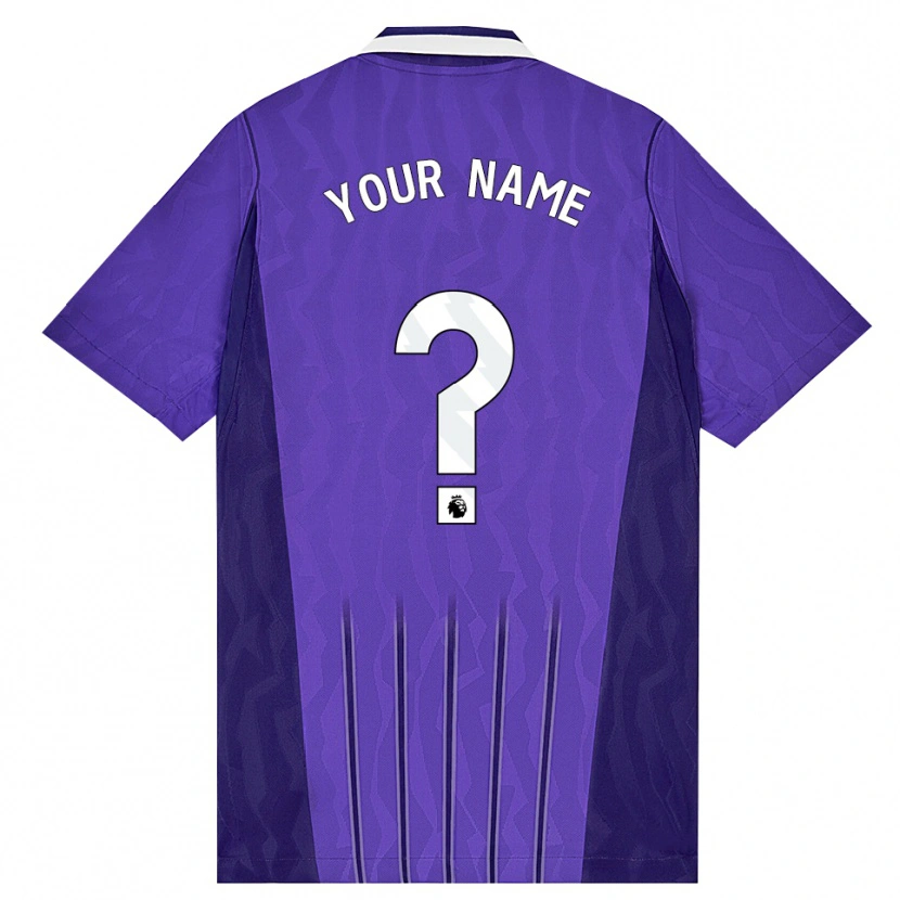 Danxen Criança Camisola Seu Nome #0 Roxo Branco Terceiro 2026/27 Camisa Brasil