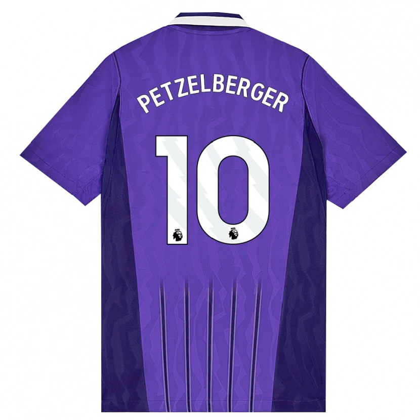 Danxen Criança Camisola Ramona Petzelberger #10 Roxo Branco Terceiro 2026/27 Camisa Brasil
