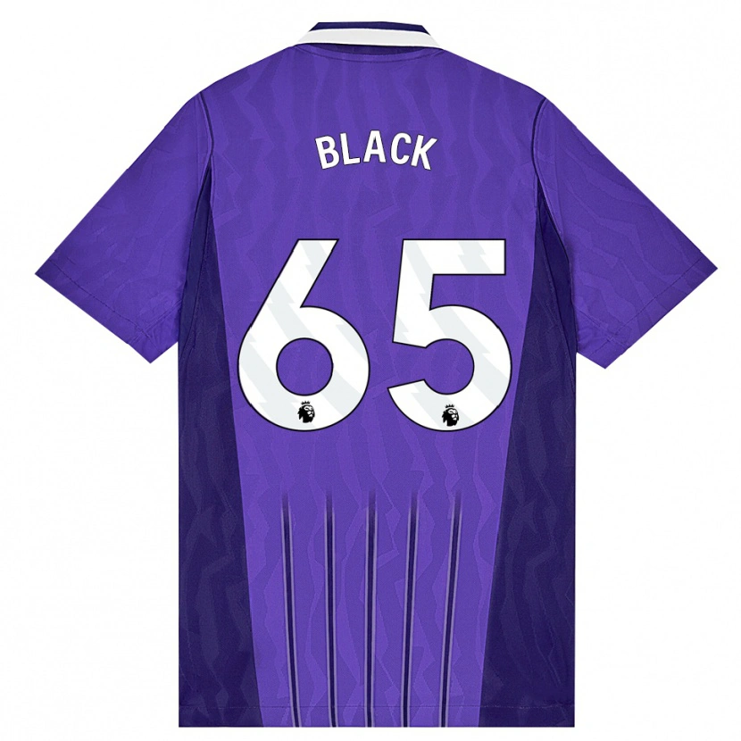 Danxen Criança Camisola Leo Black #65 Roxo Branco Terceiro 2026/27 Camisa Brasil