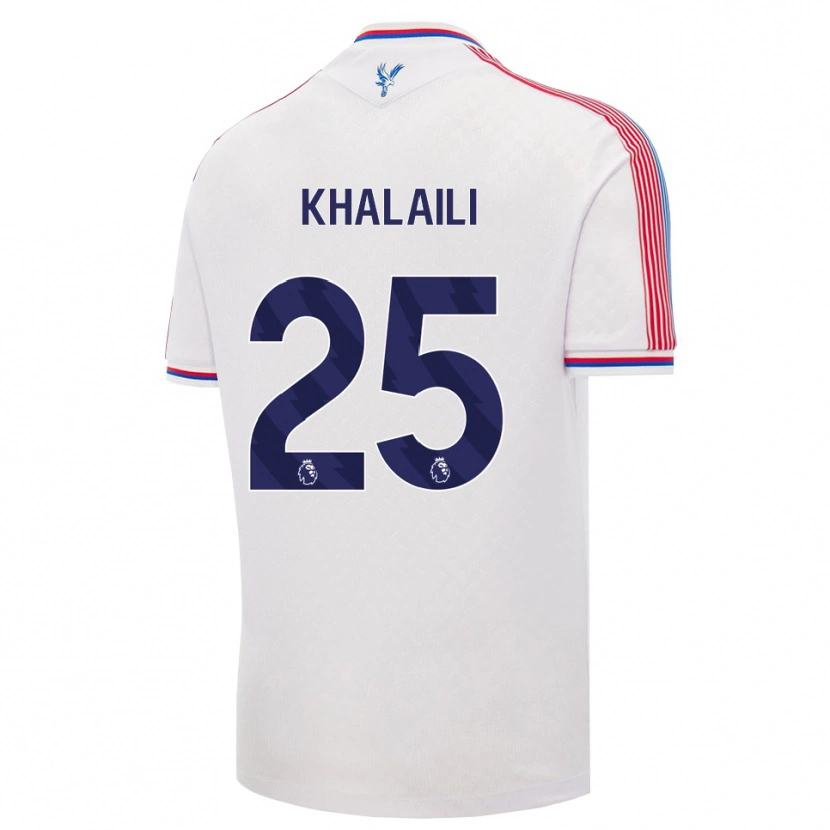 Danxen Criança Camisola Anan Khalaili #25 Branco Vermelho Azul Principal 2026/27 Camisa Brasil