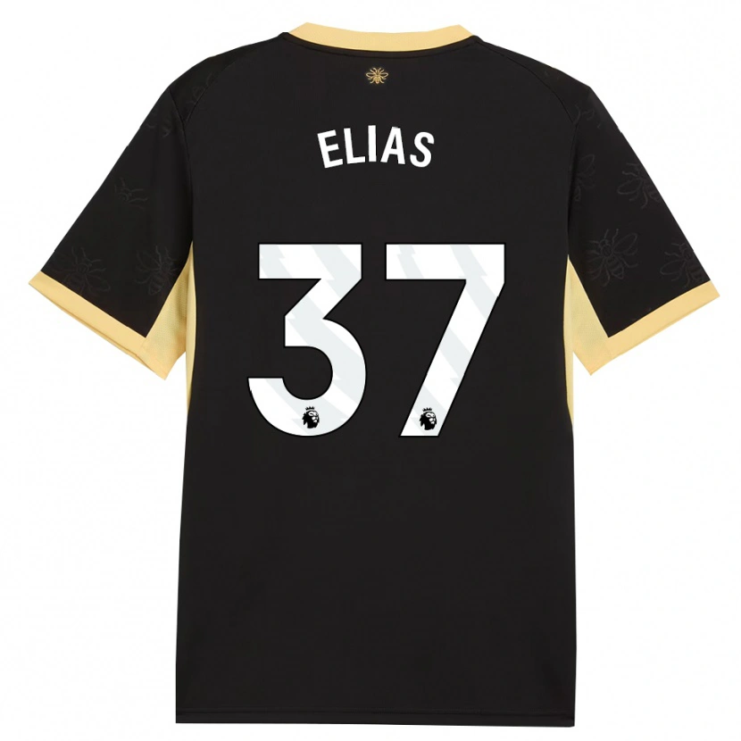 Danxen Homem Camisola Allan Andrade Elias #37 Preto Amarelo Alternativa 2026/27 Camisa Brasil